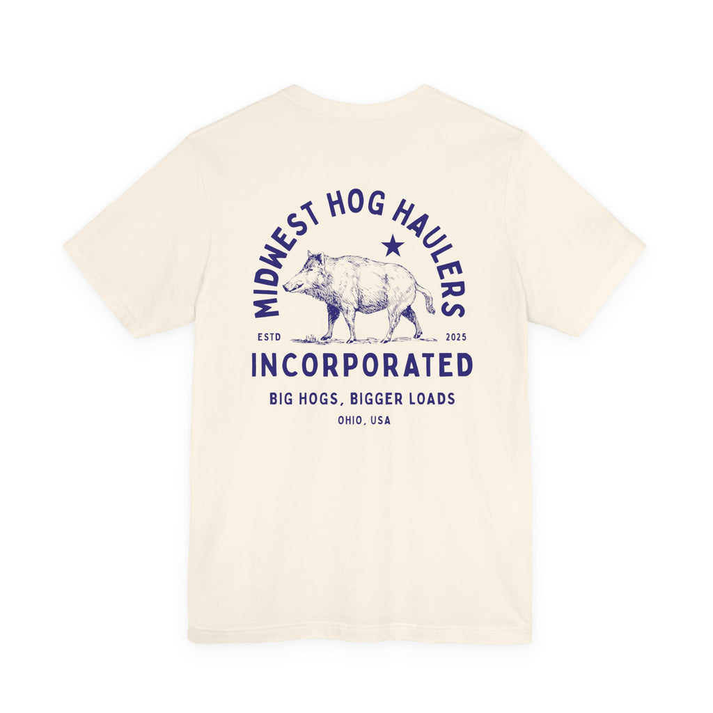 Midwest Hog Haulers Funny Staff T Shirt