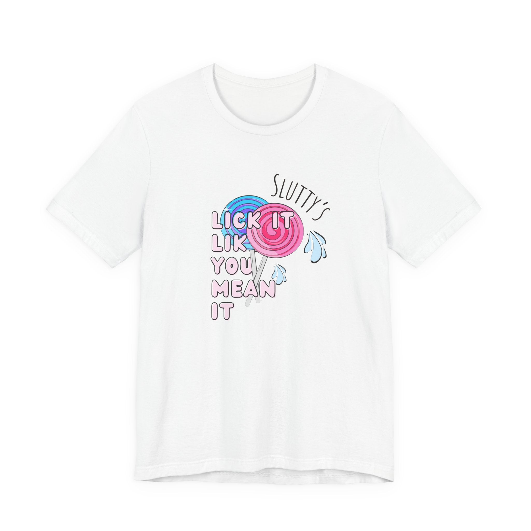 Slutty’s Lick It Like You Mean It Retro Simple T-Shirt