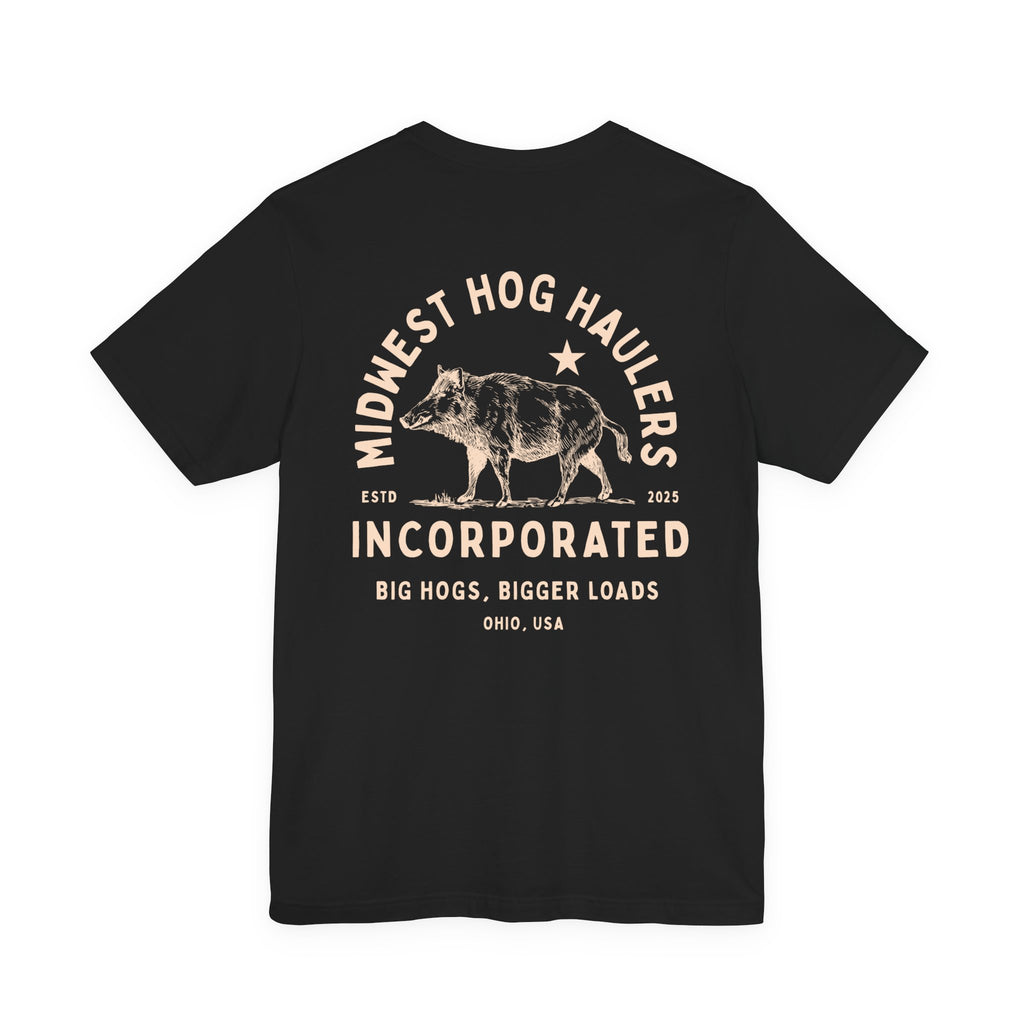 Midwest Hog Haulers Funny Staff T Shirt