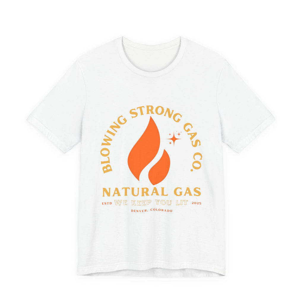 Blowing Strong Gas Company Funny Staff T Shirt