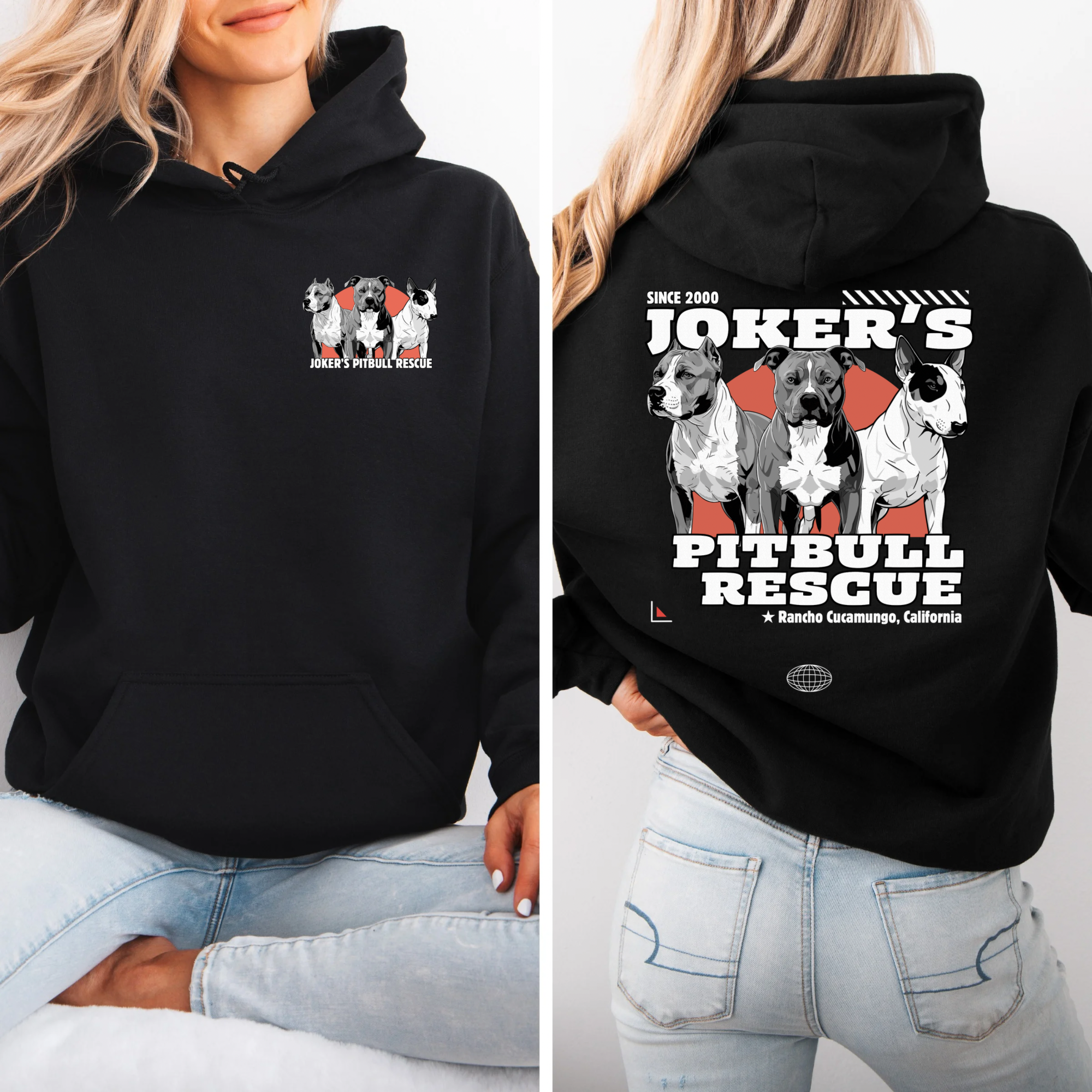Joker’s Pitbull Rescue Hoodie