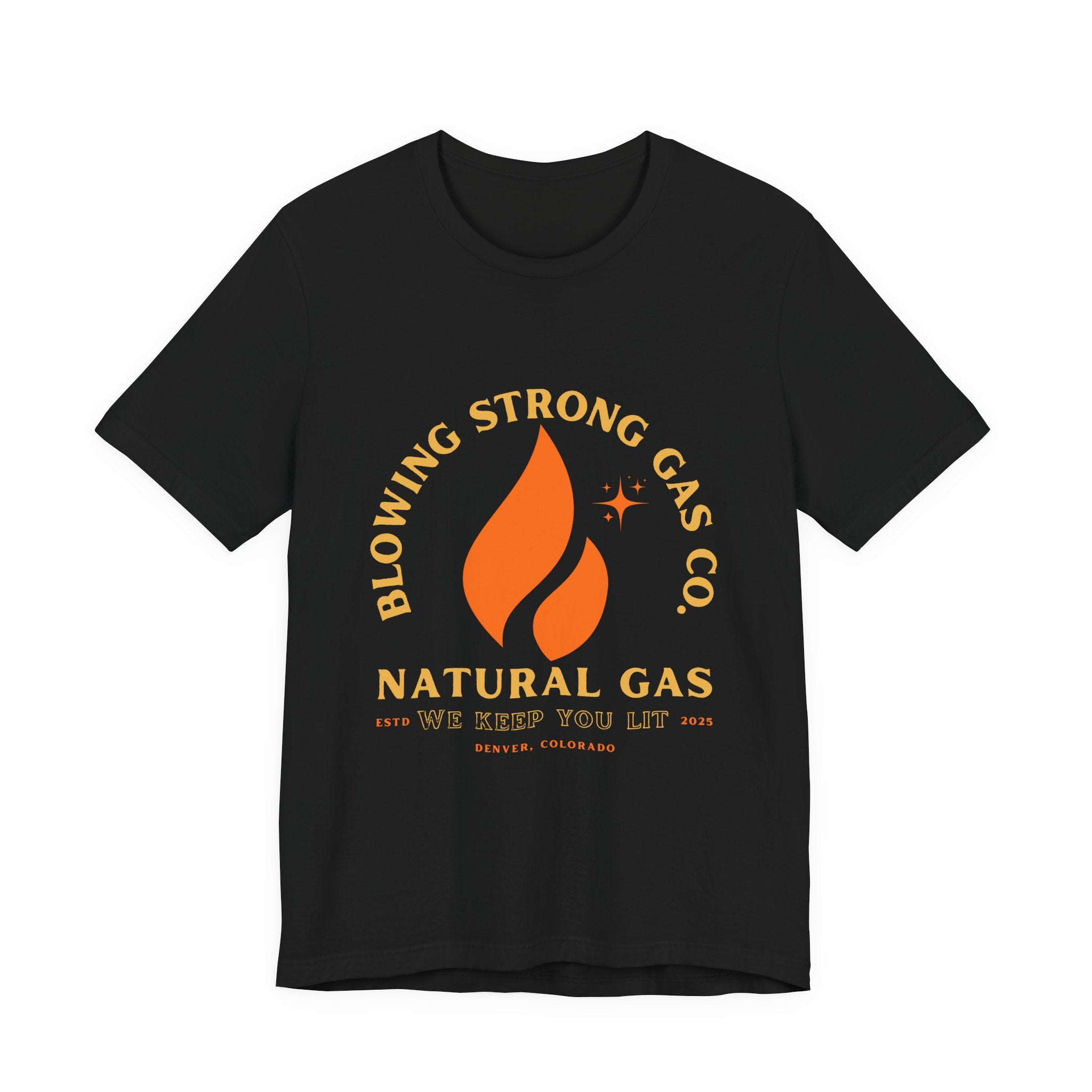 Blowing Strong Gas Company Funny Staff T Shirt