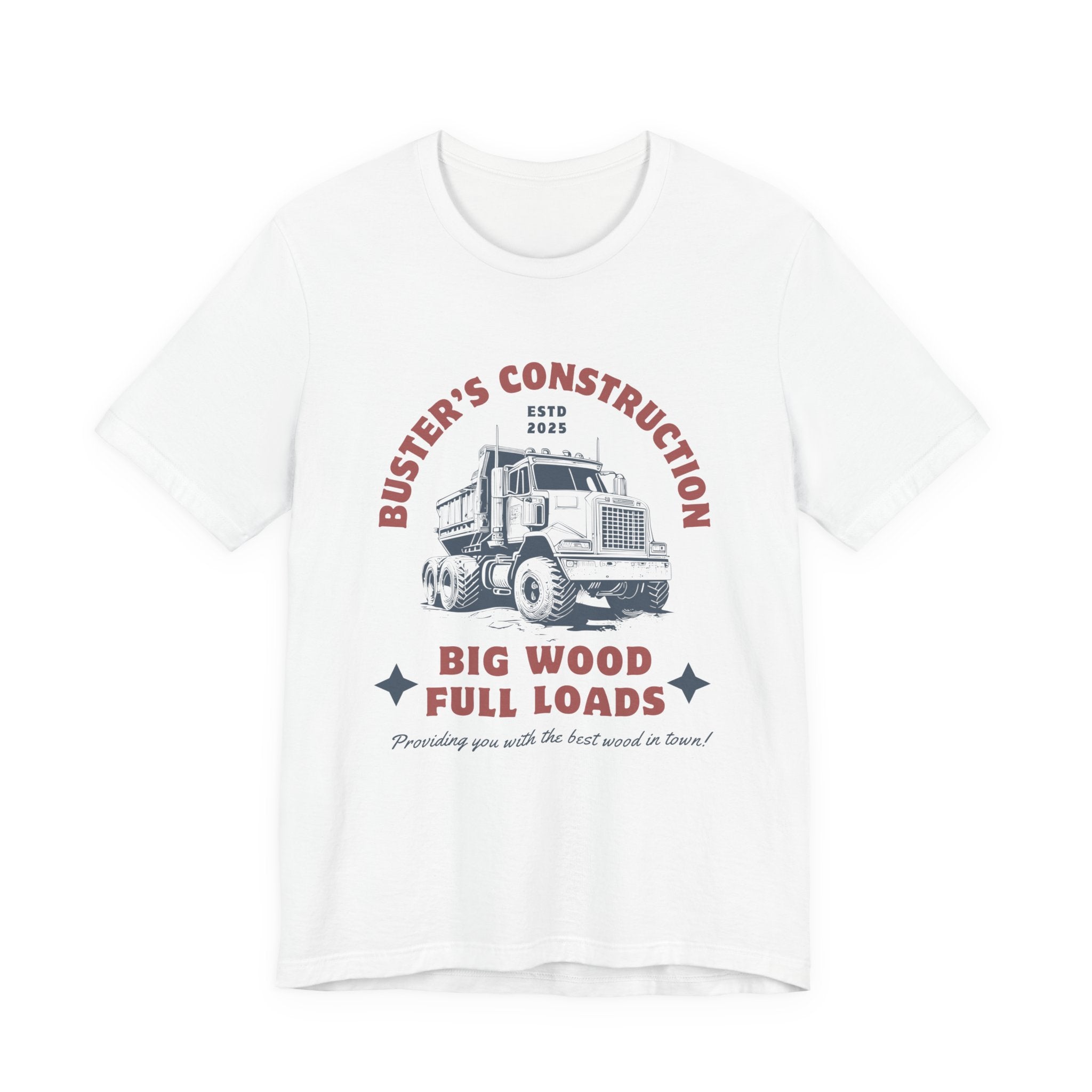 Buster's Construction Funny Staff T Shirt