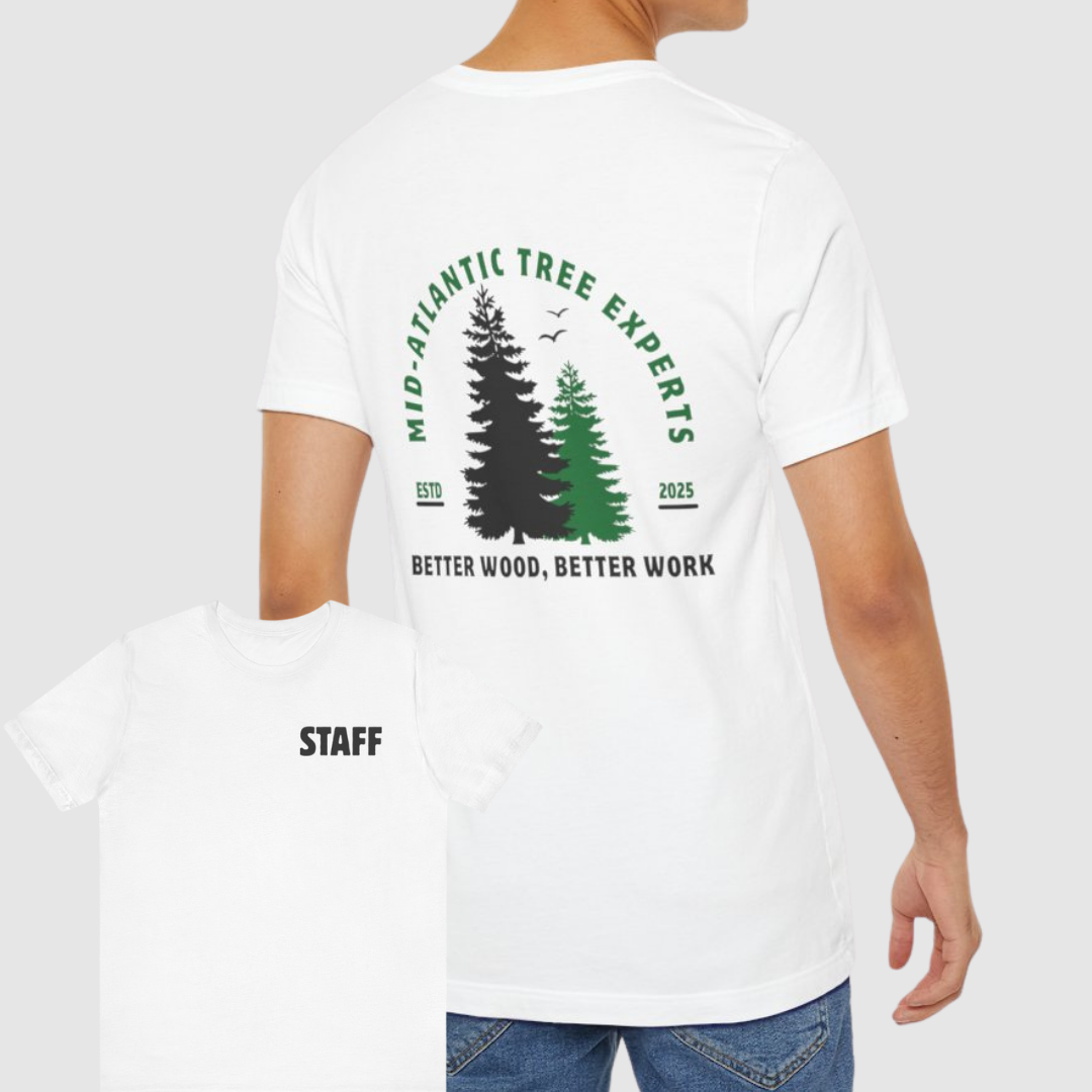 Mid-Atlantic Tree Experts Funny Staff T Shirt