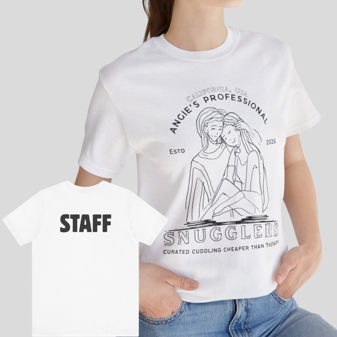 Angie’s Professional Snugglers Funny Staff T Shirt