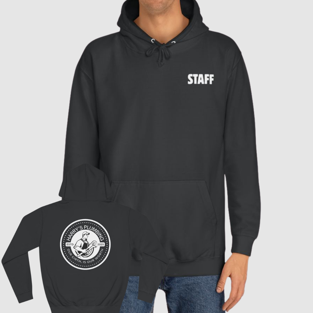 Harry’s Plumbing Funny Staff Sweatshirt