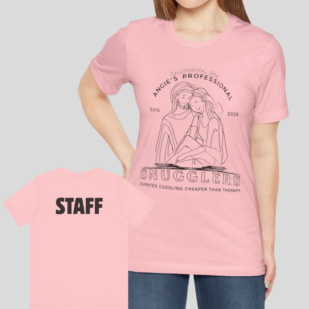 Angie’s Professional Snugglers Funny Staff T Shirt