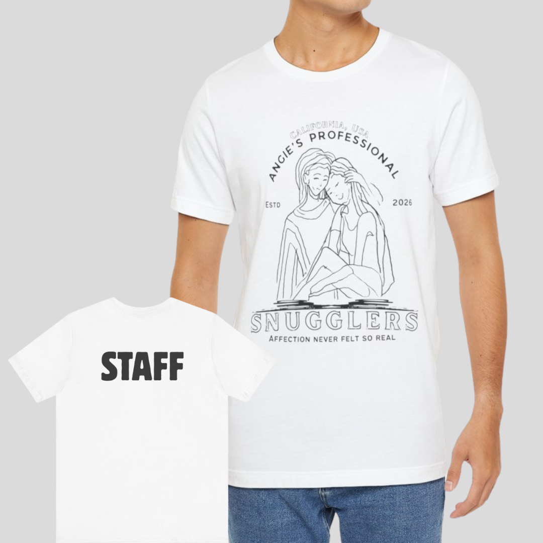 Angie’s Professional Snugglers Funny Staff T Shirt